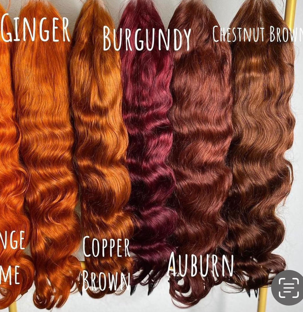 13x6 Fall Colored Wigs