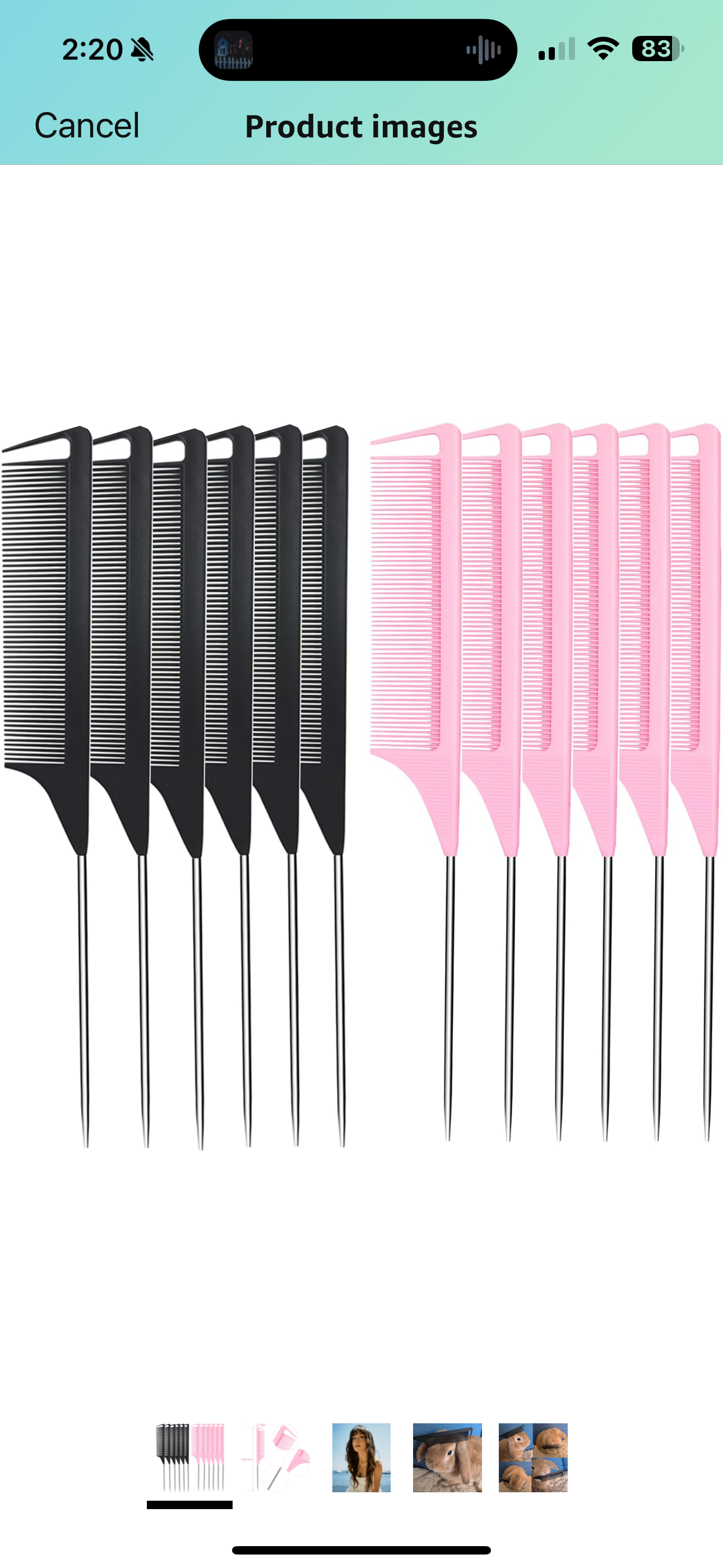 Rat Tail Comb Packs